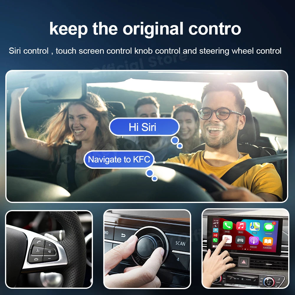 Carlinkit 5 2air Wireless CarPlay Android Auto Wireless Box 2in 1 Adapter