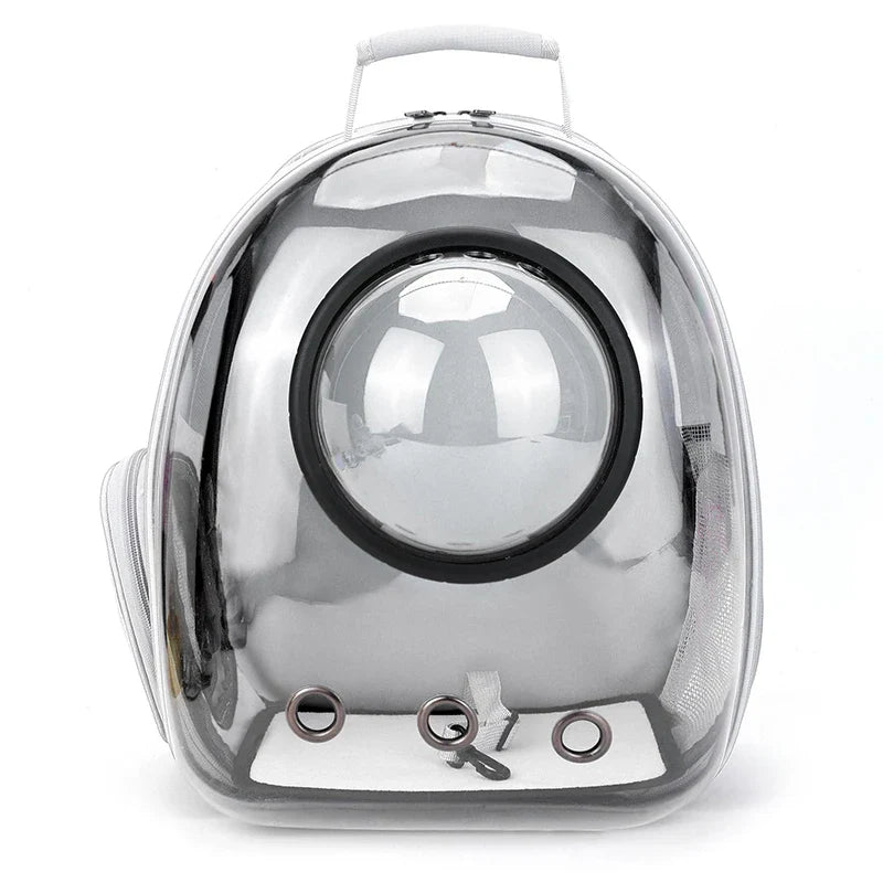 Transparent pet backpack